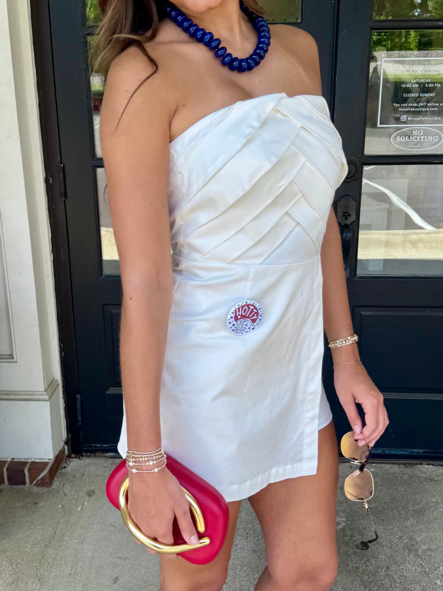 Blooming Strapless Romper (2 colors)