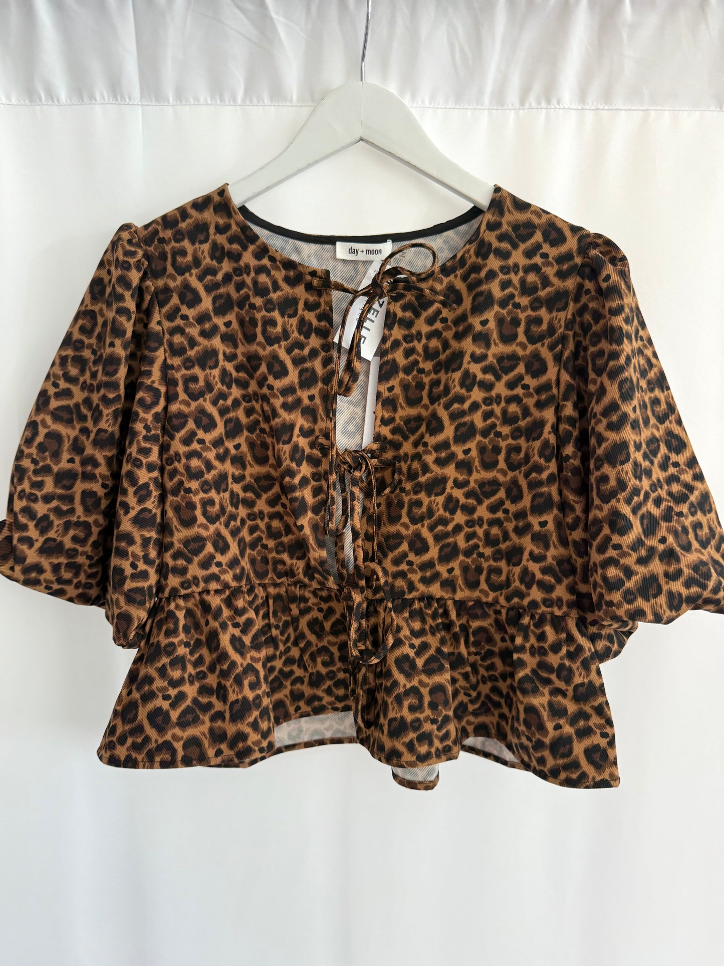 Leopard Print S/S Top