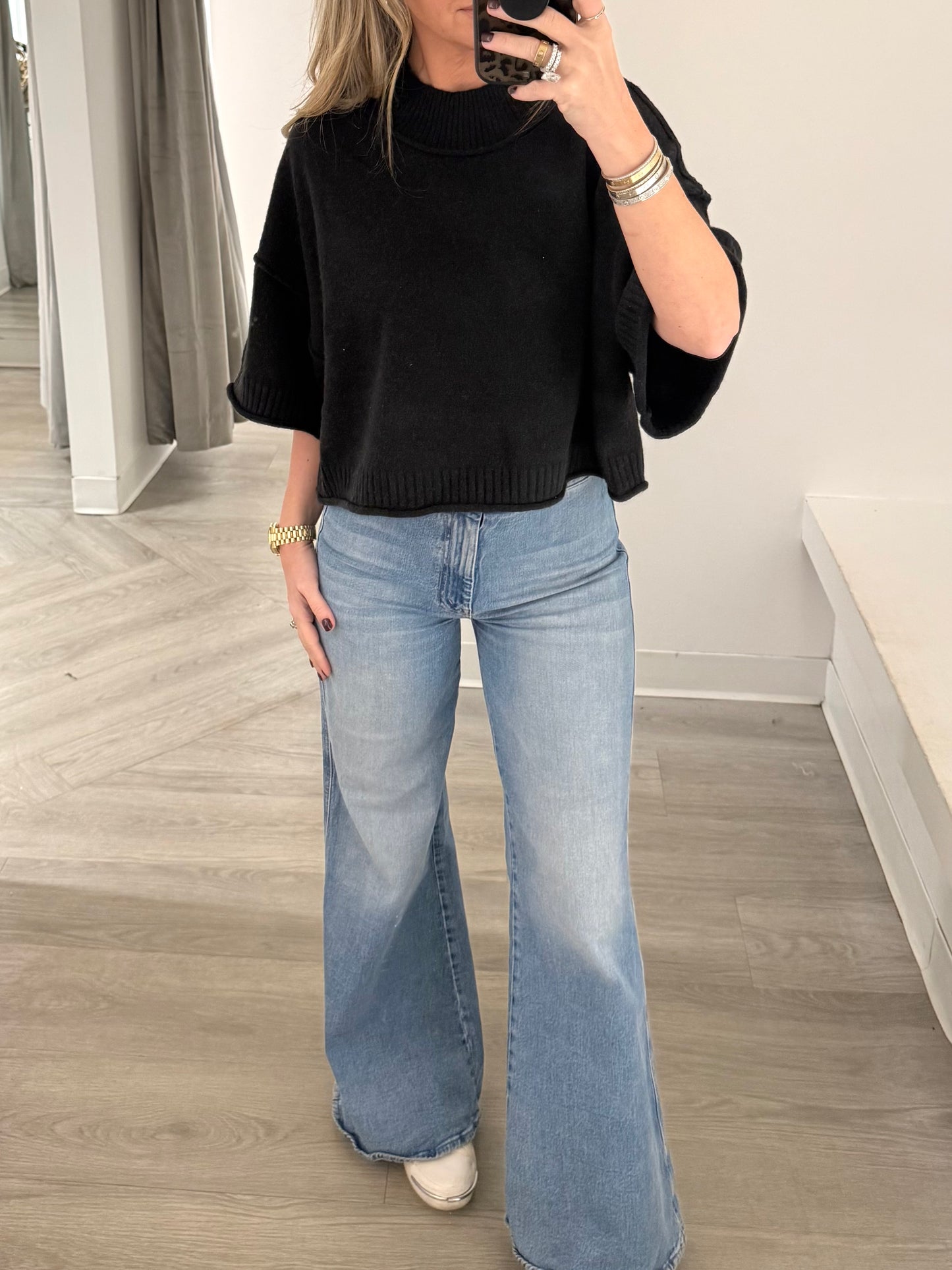 Ribbed Hem Soft Sweater (2 colors)