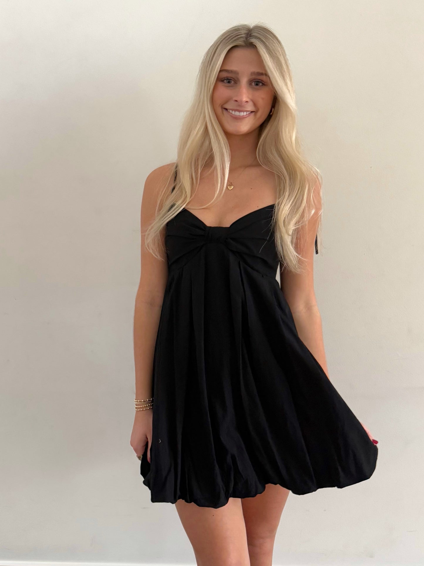 Bow Front Bubble Dress (2 colors)