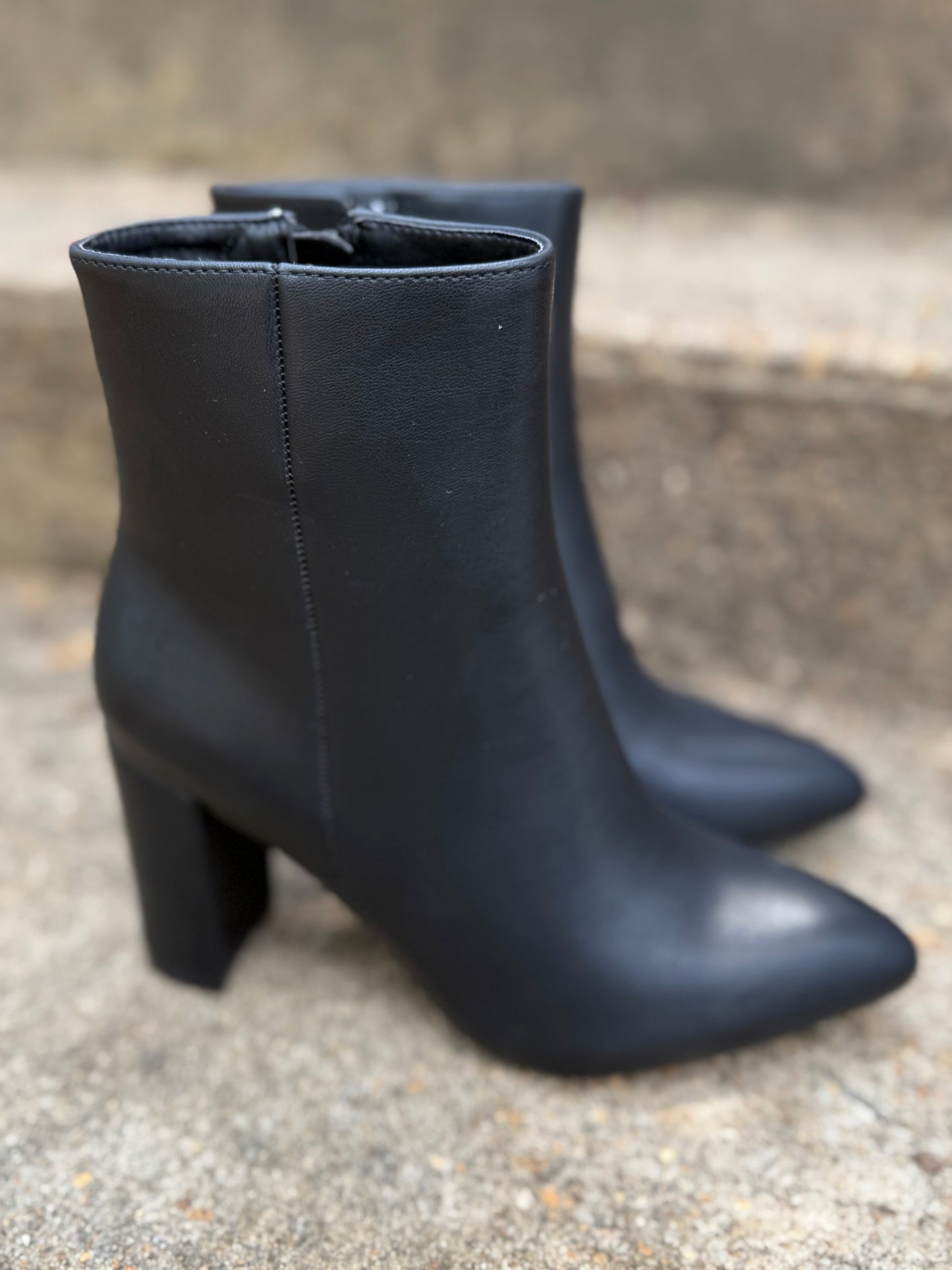 Tess Leather Point Bootie (3 colors)