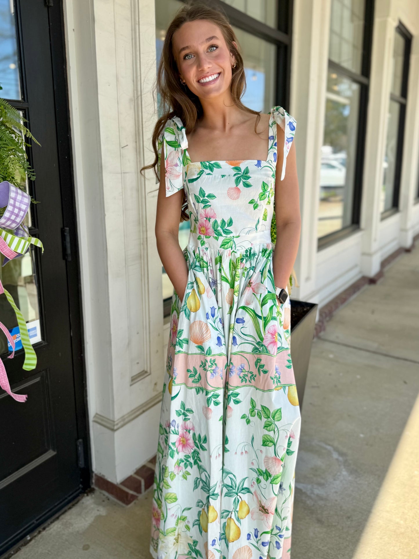 Summer Romantic Garden Maxi