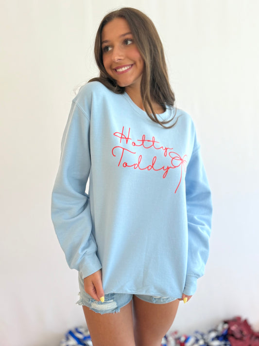 Powder Blue Hotty Toddy Crewneck