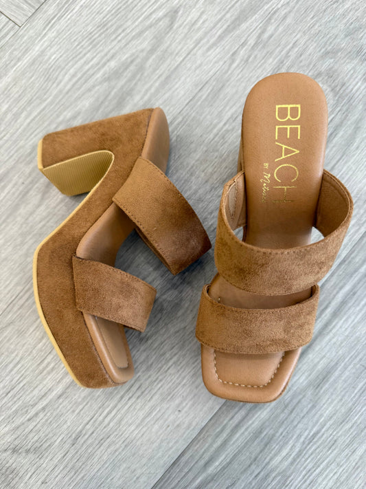 Carmel Suede Heel
