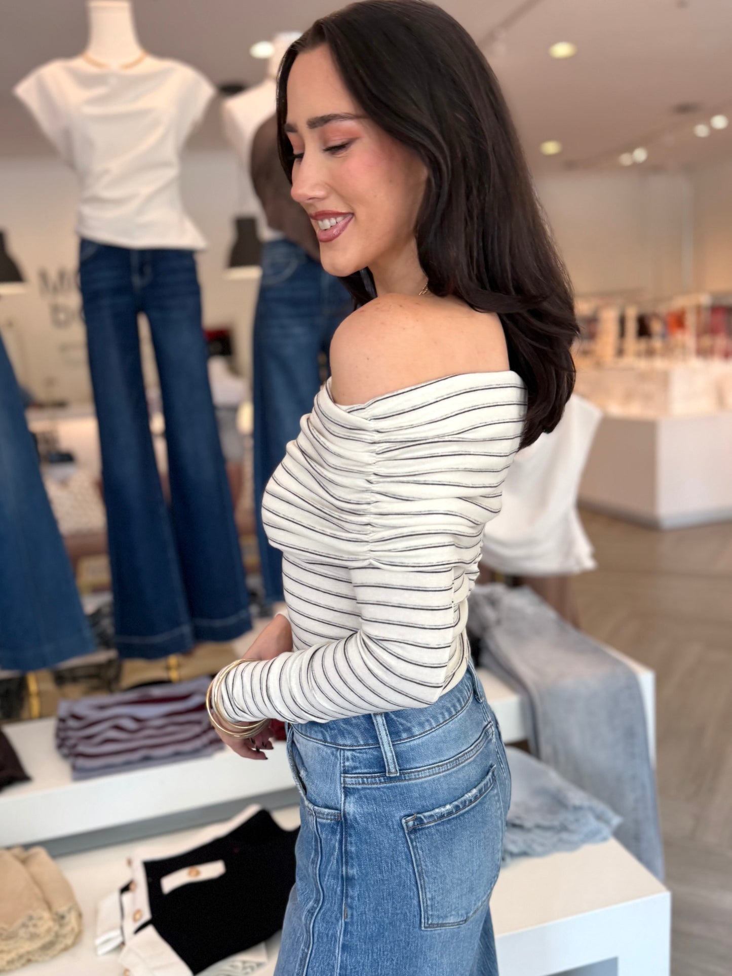 Stripe O/S Bodysuit