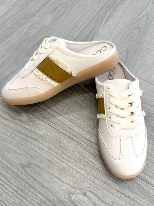 Camel Slip- on Sneaker