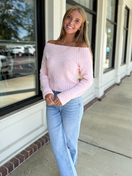 Boucle Boat Neck Sweater (4 colors)