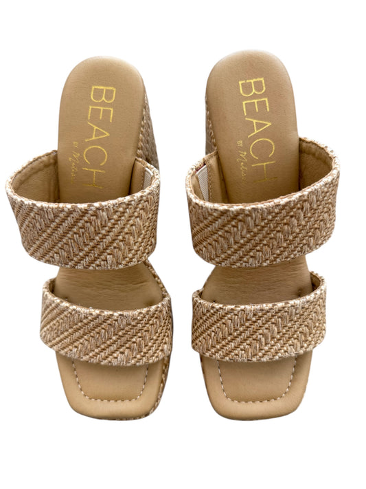 Gem Tan Strap Heel