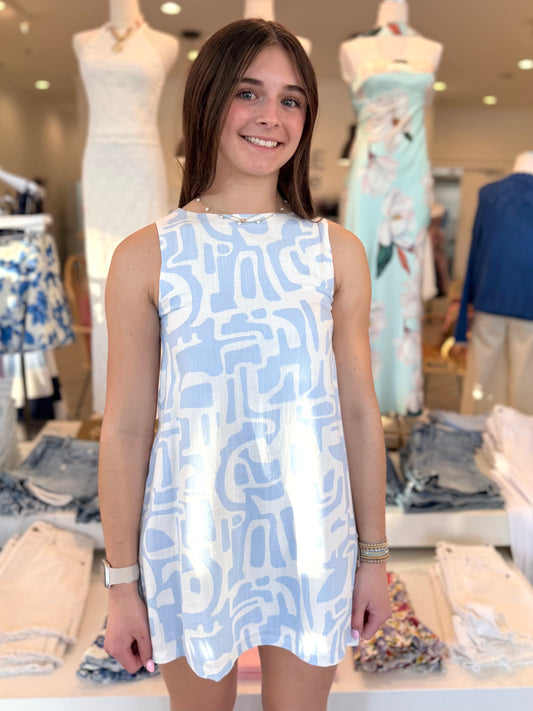 Blue Dolmen Pastel Print Mini