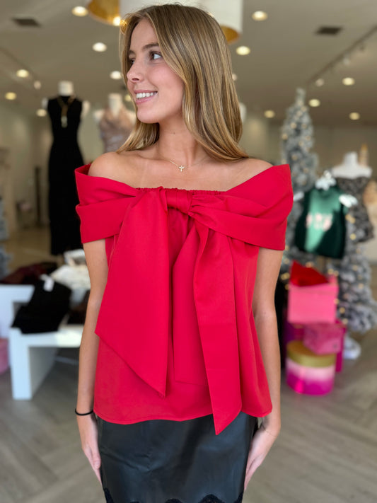 Bow Accented OS Top