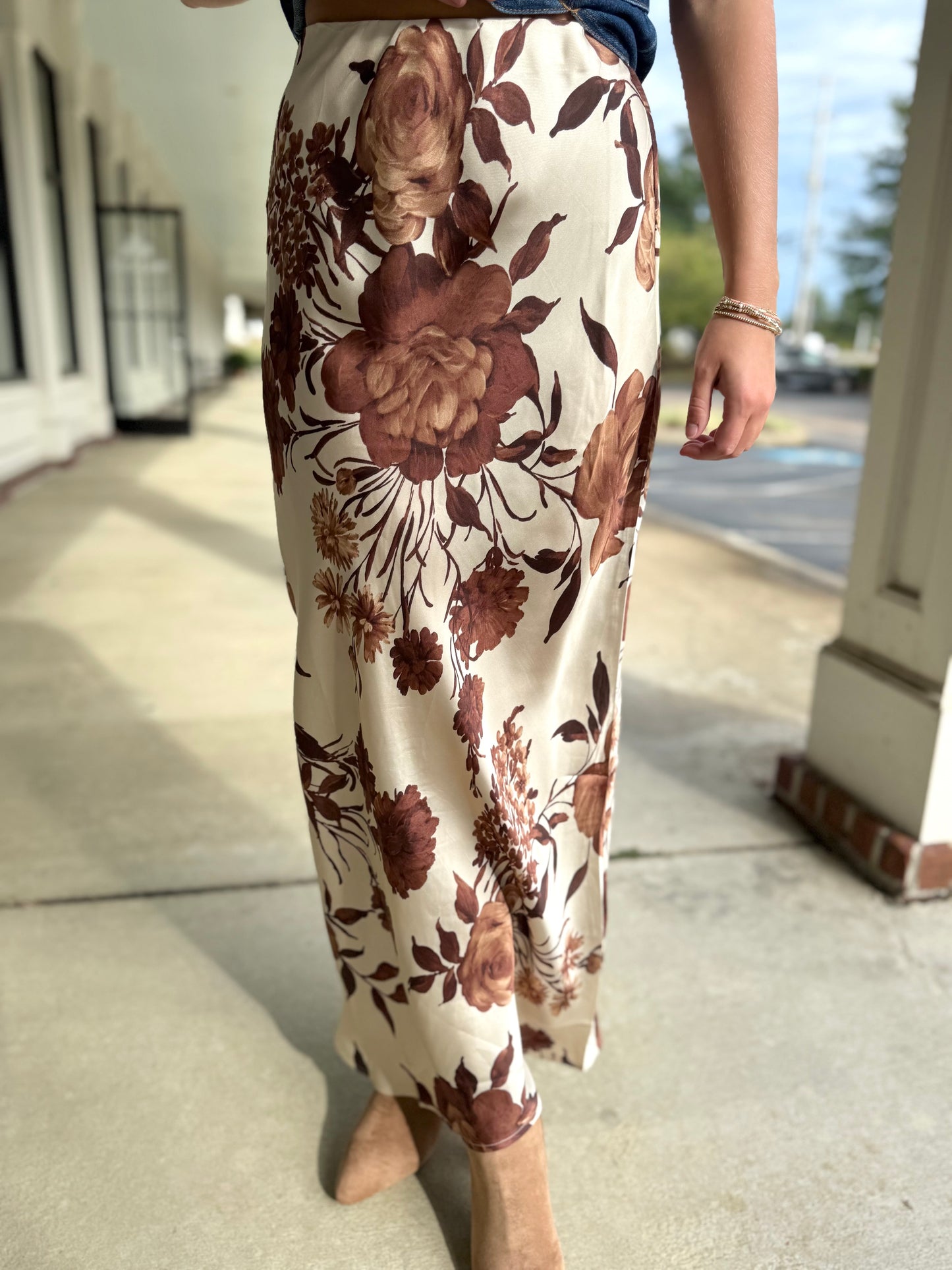 Autumn Leaves Maxi Skirt