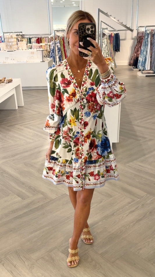 Botanical Blossom L/S Dress
