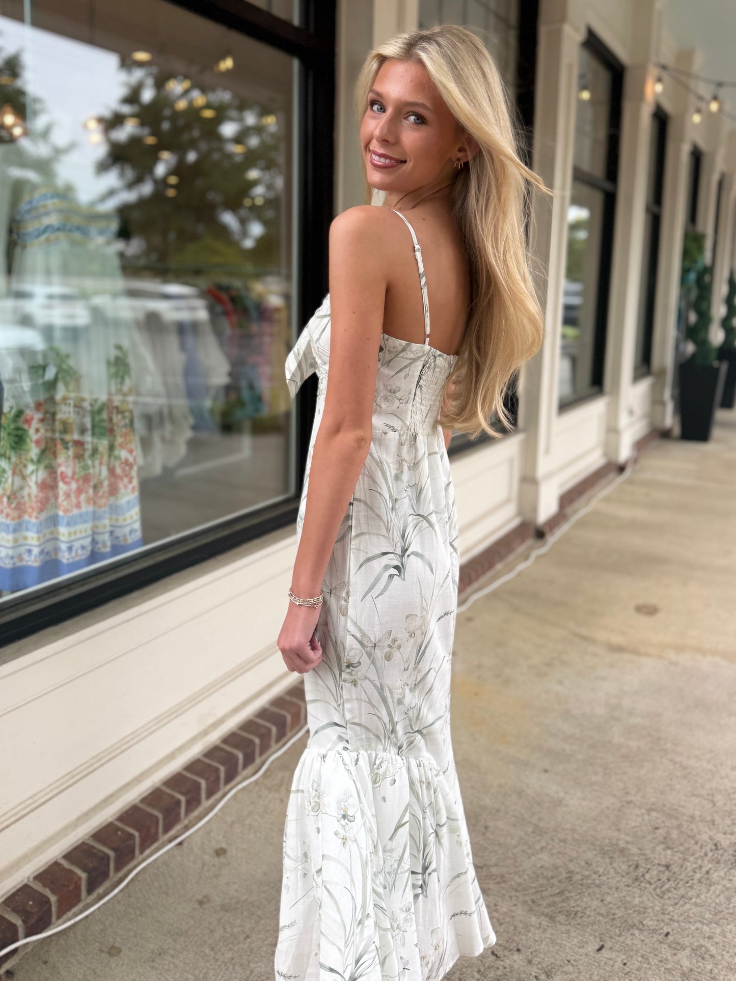 White Front Tied F&F Midi