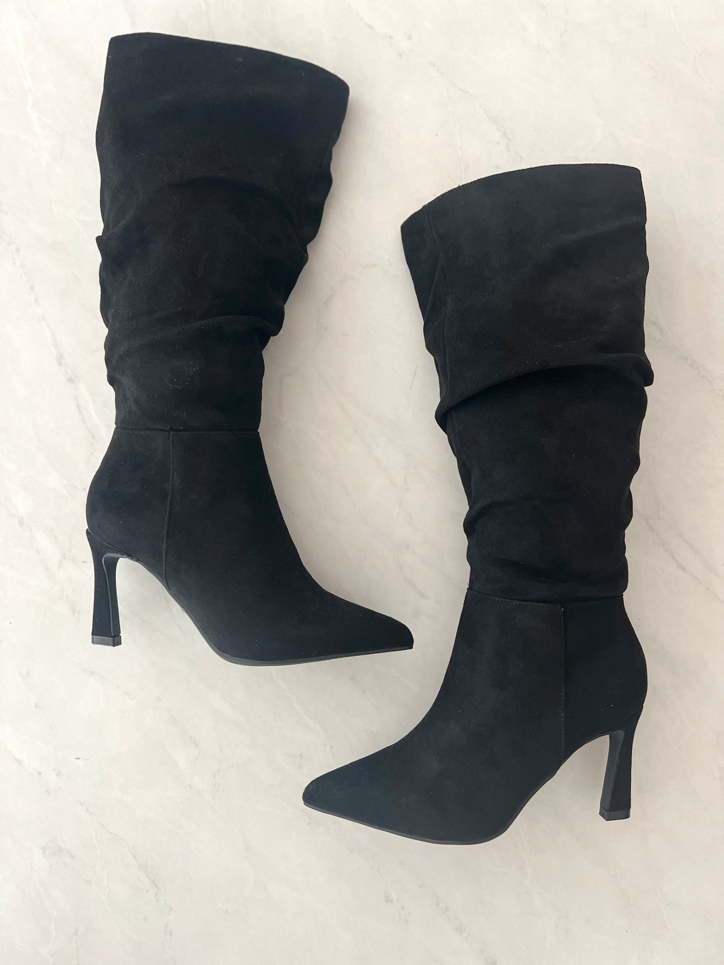 Black Suede Boot