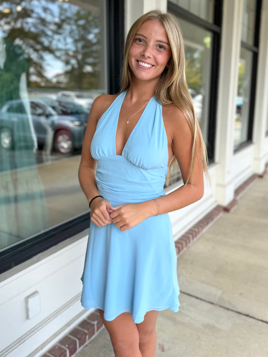 Powder Blue Flutter Mini