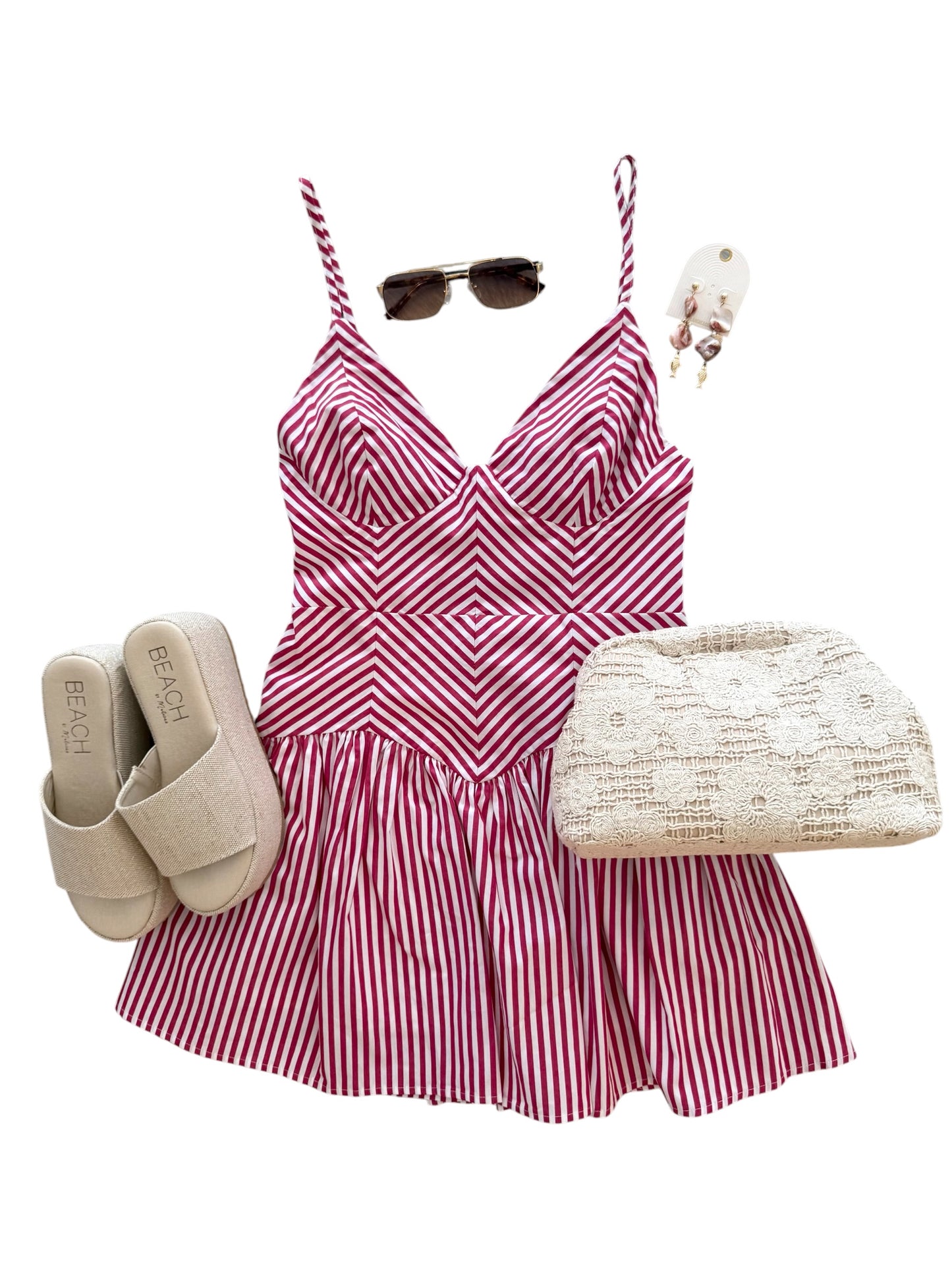 Sunny Escape Stripe Dress (3 colors)