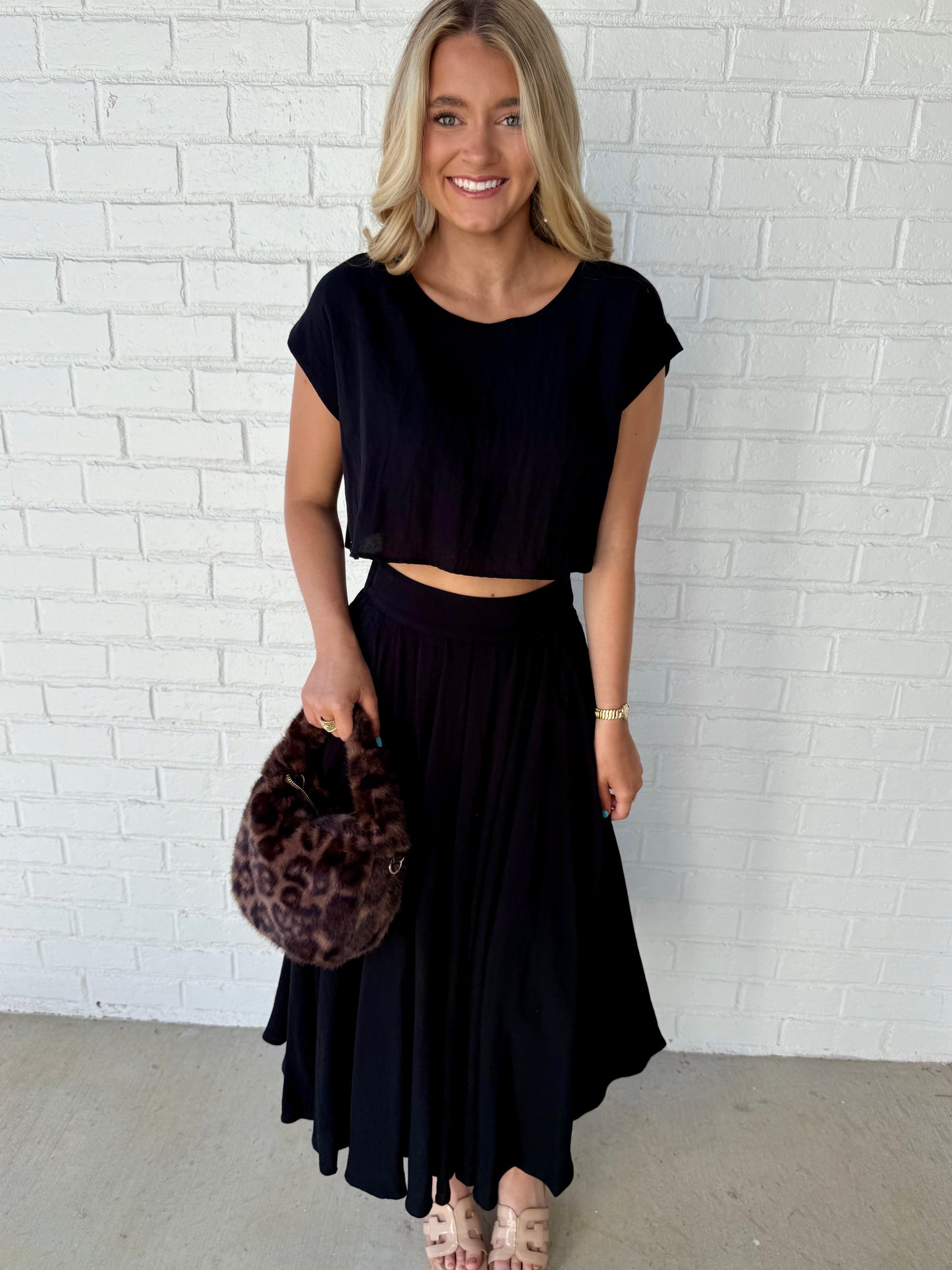 Black Midi Skirt