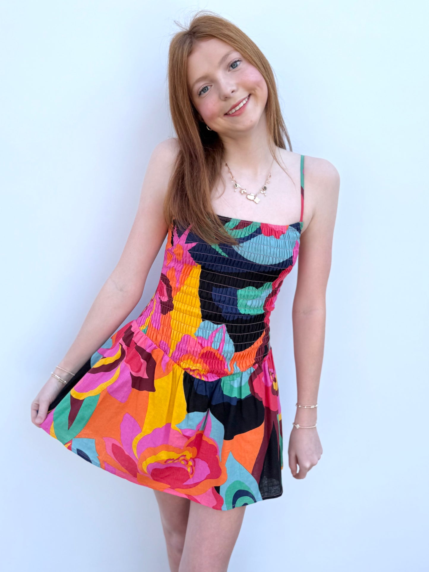 Bright Multi Smock Mini
