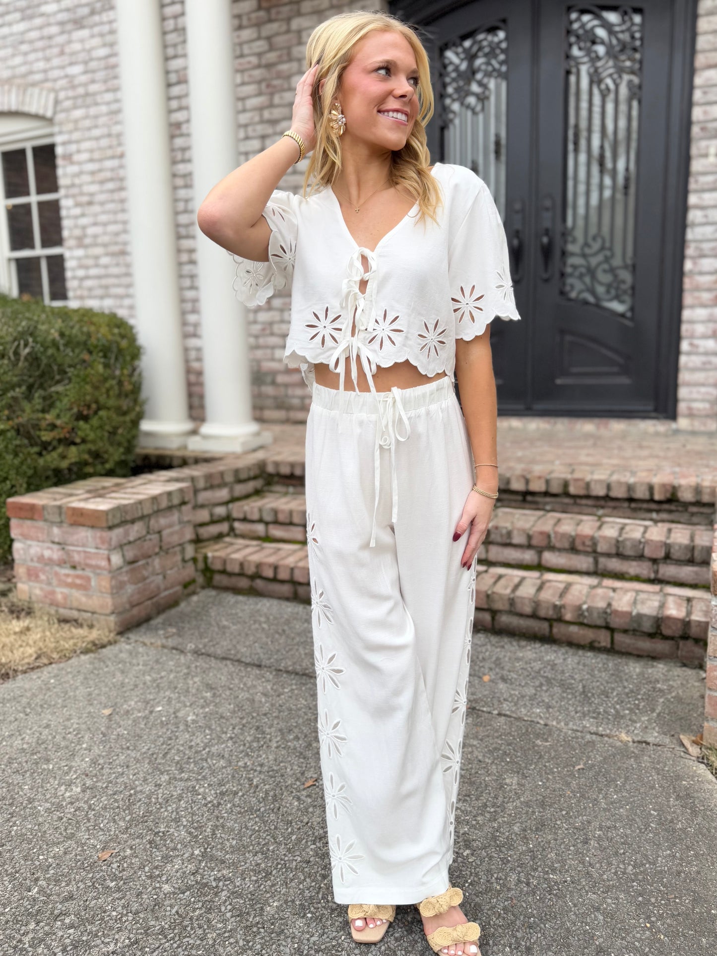 White Beach Babe Pant