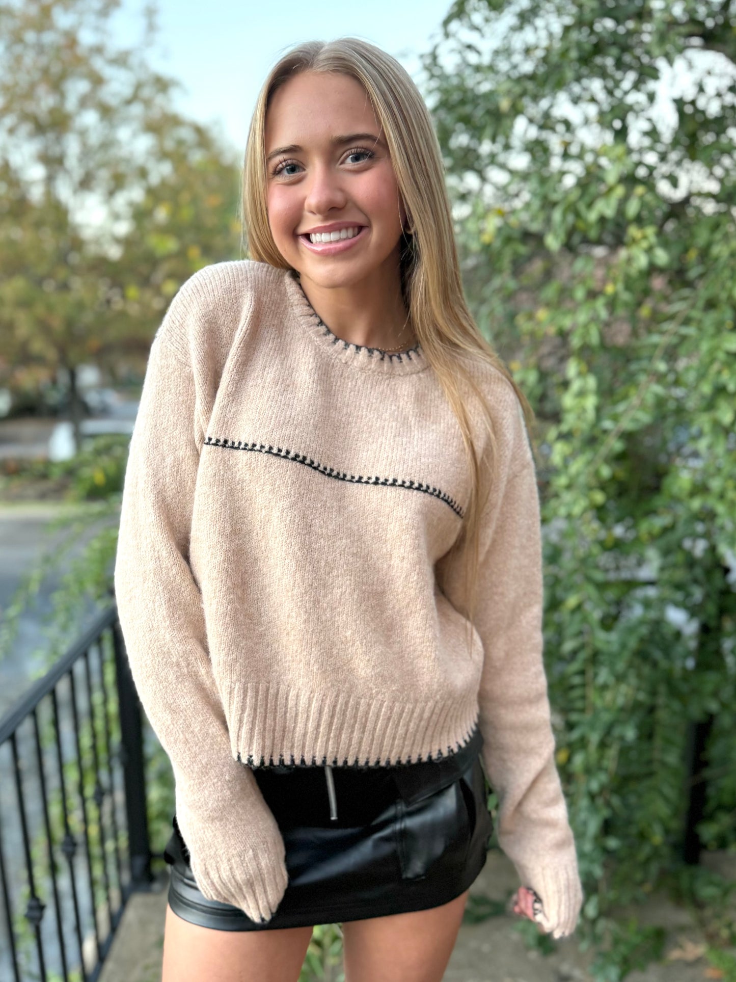 Tan L/S Sweater