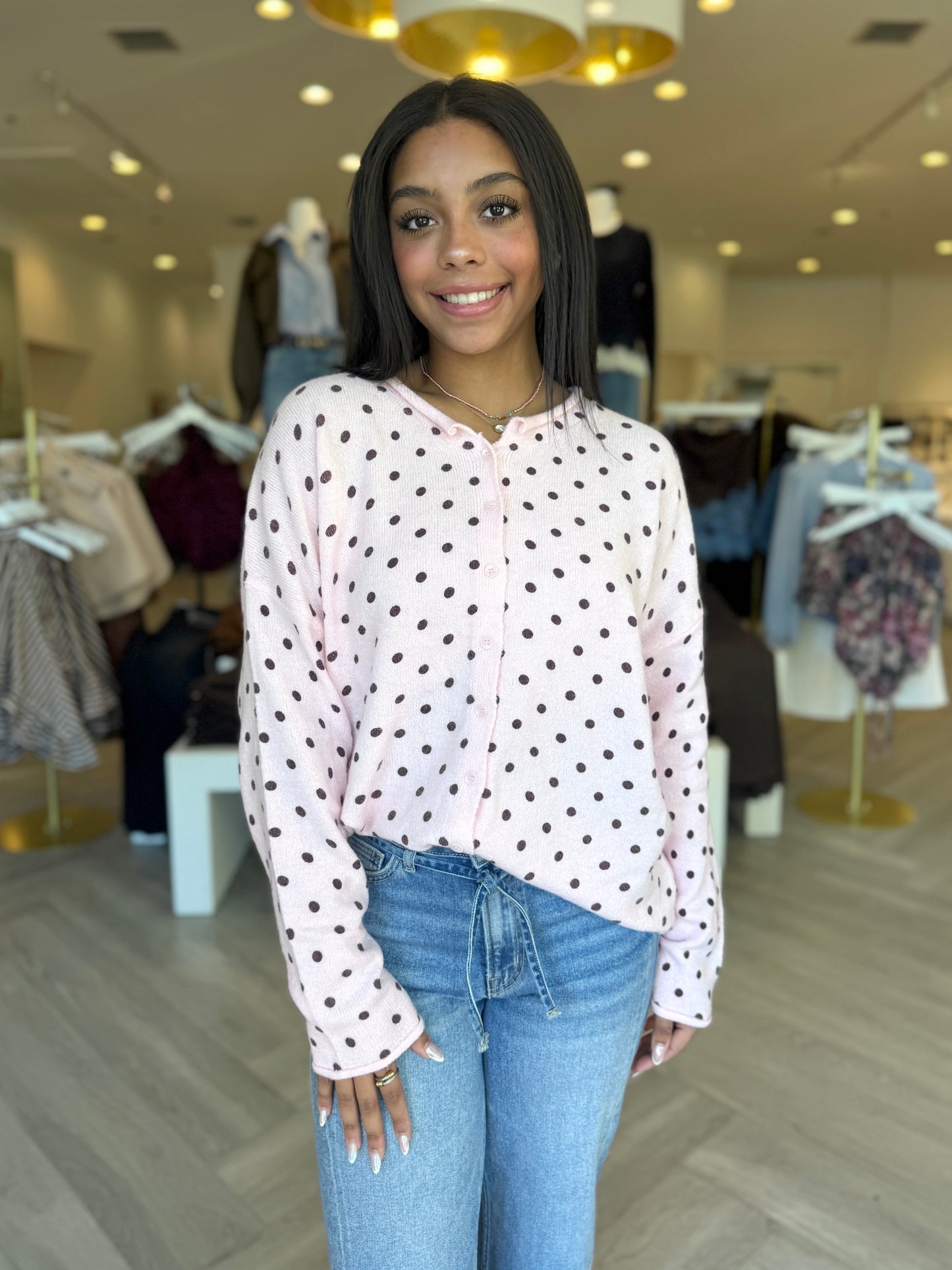 Polka Dot Cardigan (2 colors)