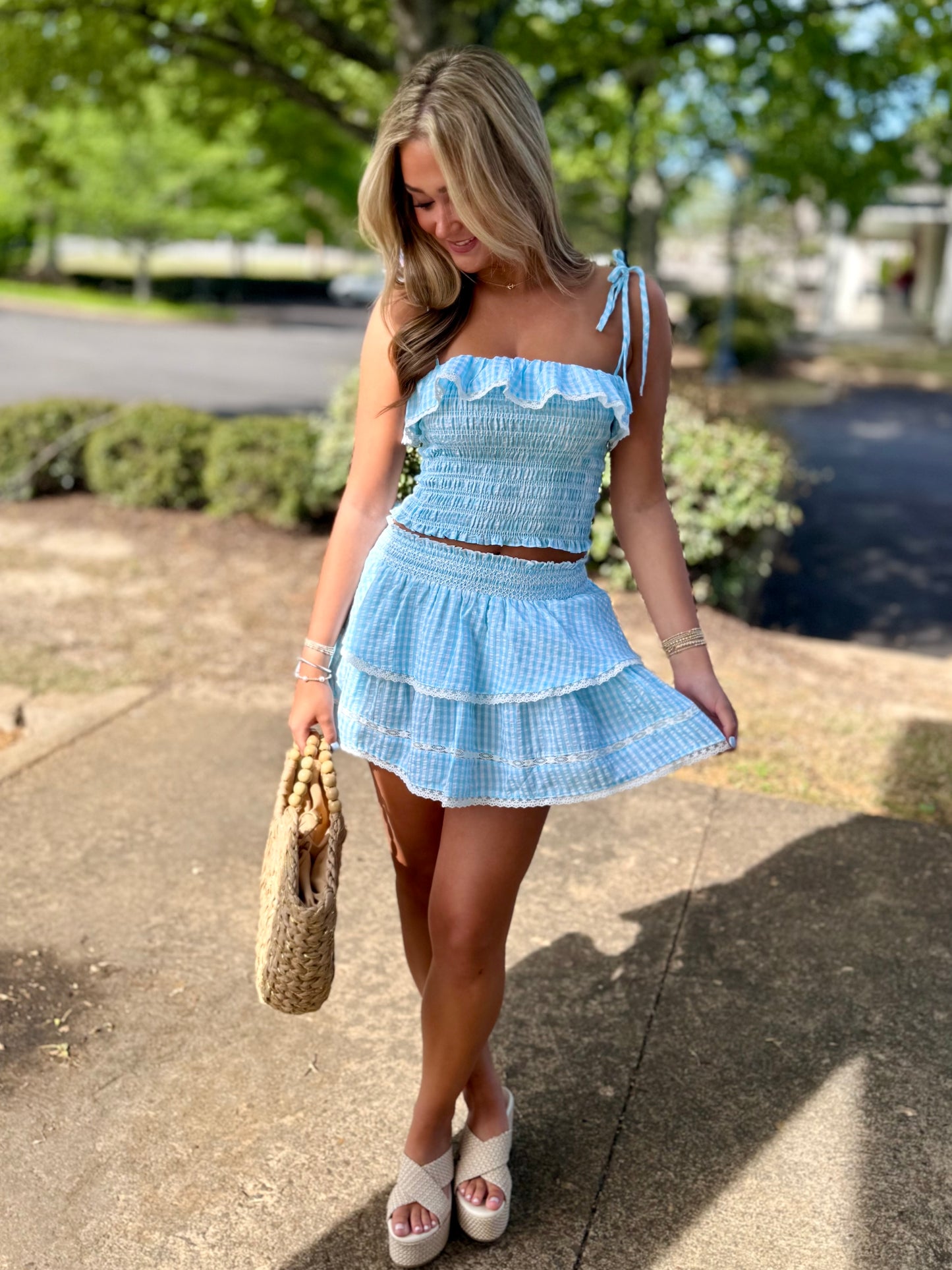 Mint Picnic Party Skirt