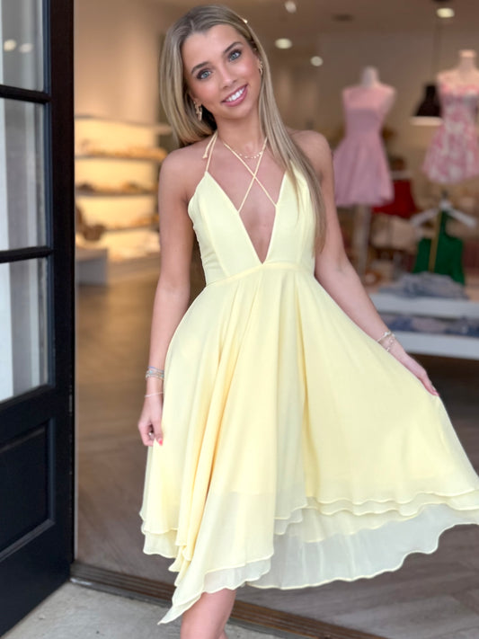 Bright Mesh Halter Midi (2 colors)