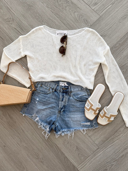 See-Through Net Sweater (2 colors)