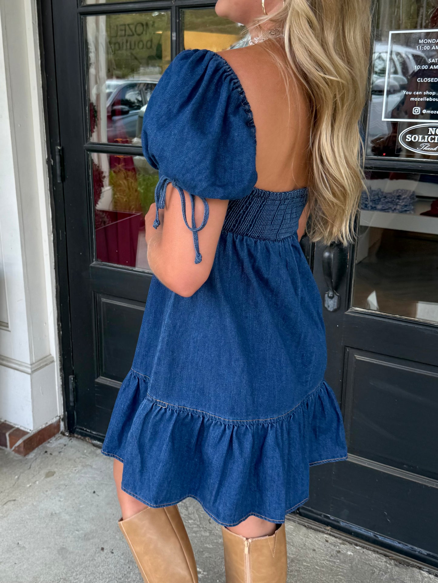 Denim Let's Be Friends Dress