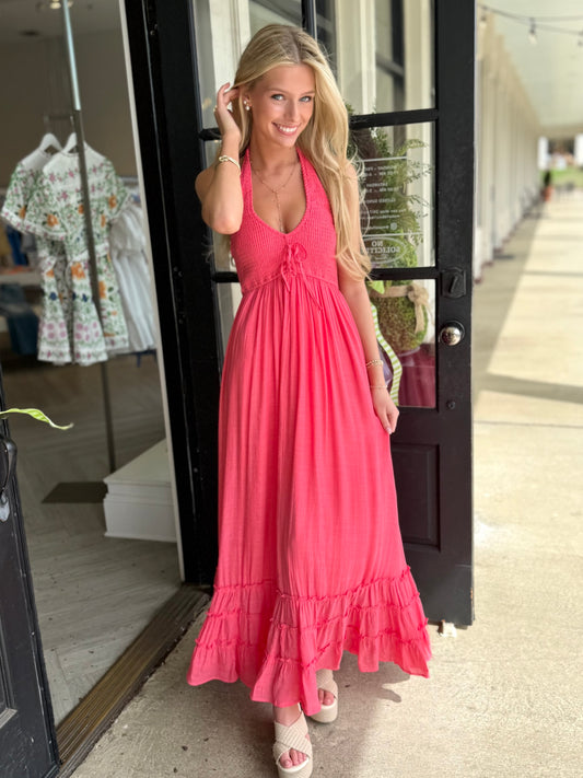 Summer Fridays Halter Maxi (3 colors)