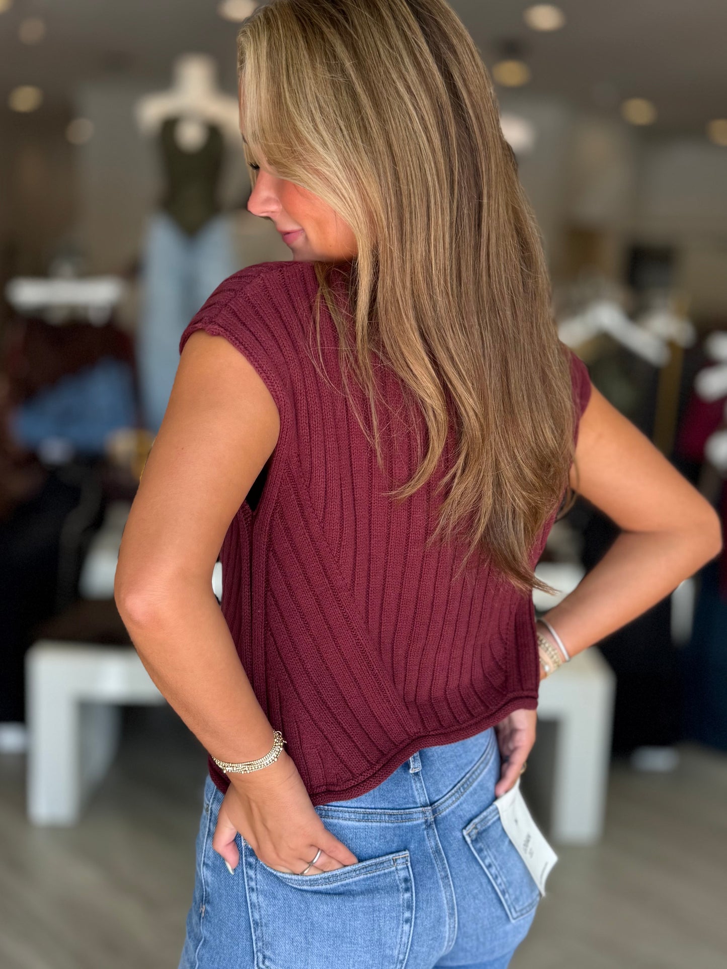 Extended Sweater Top