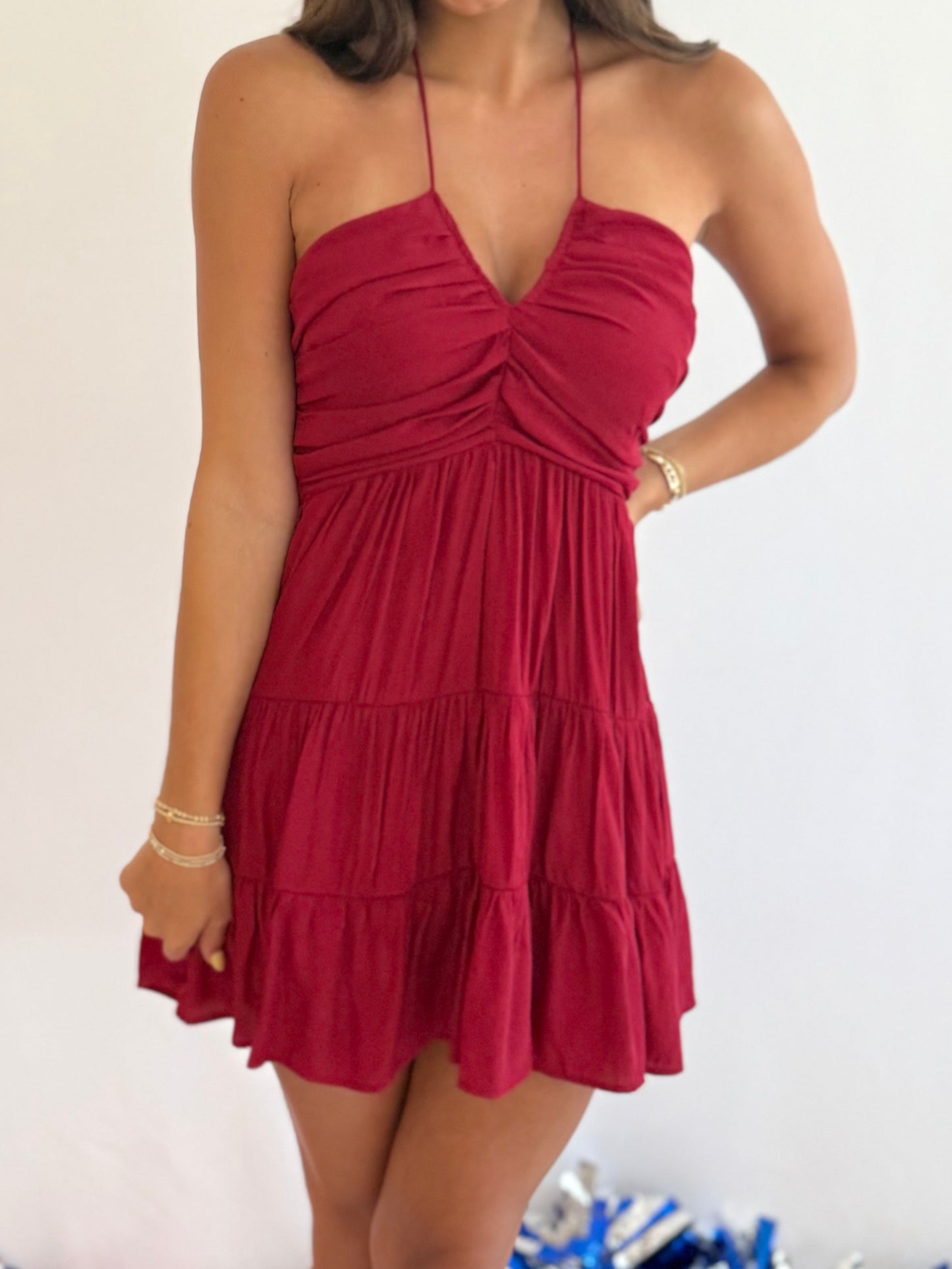 GAMEDAY Multi Tiered Mini Dress