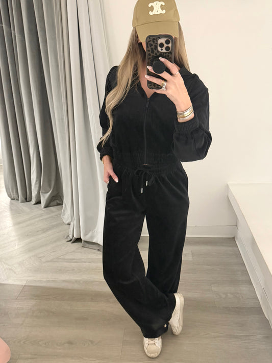 Velour Track Pant