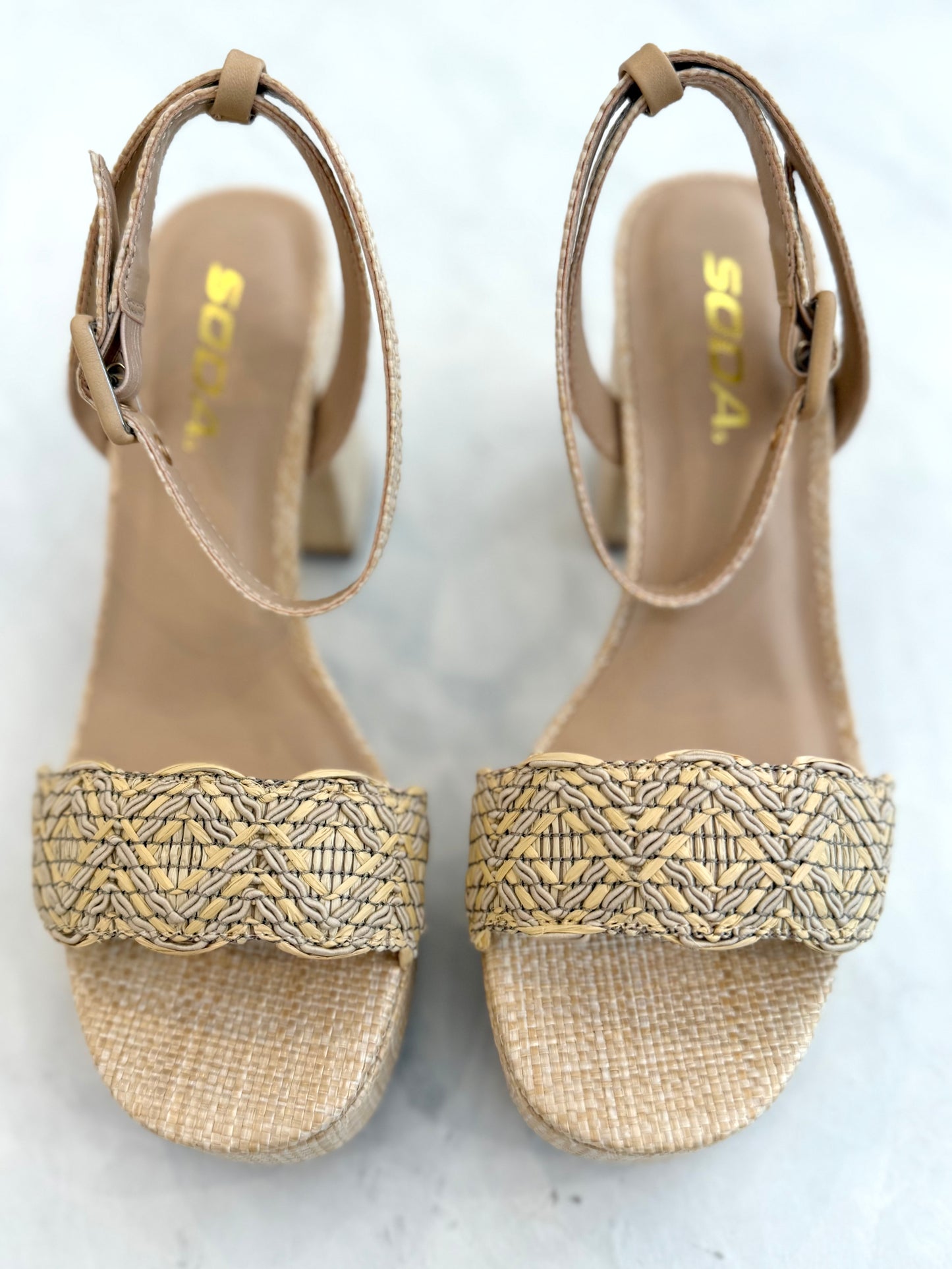 Platform Ankle Strap Heel