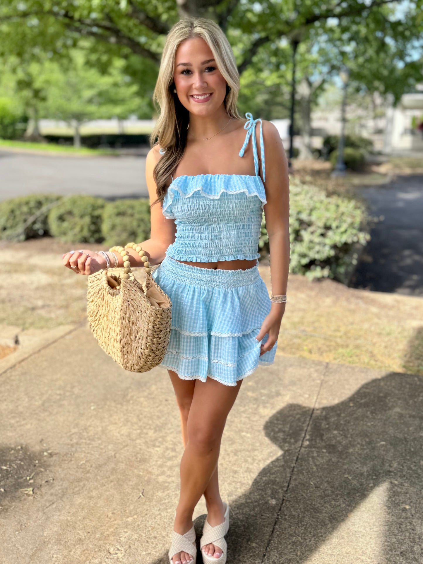 Mint Picnic Party Skirt