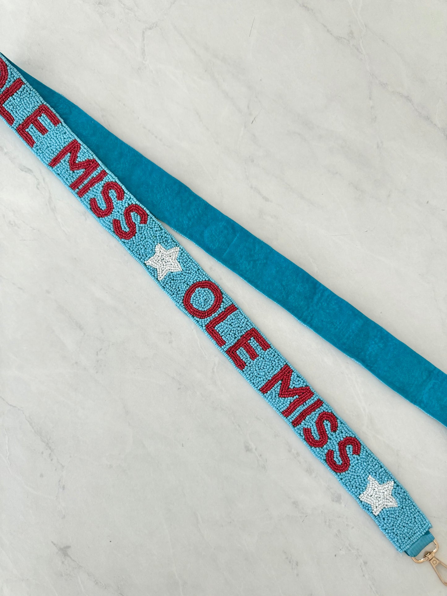 OLE MISS Beaded Purse Strap