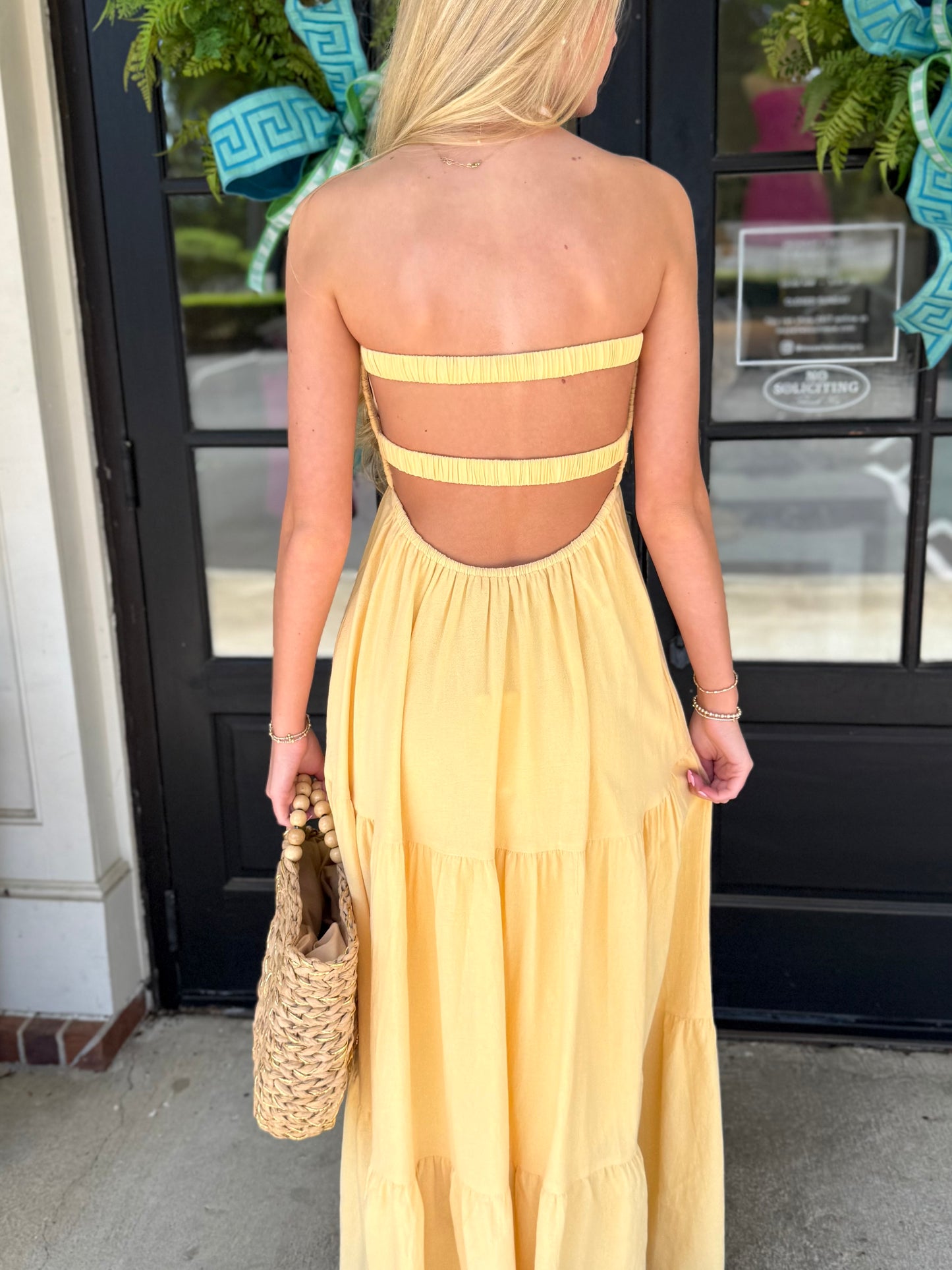 Strapless Honey Maxi