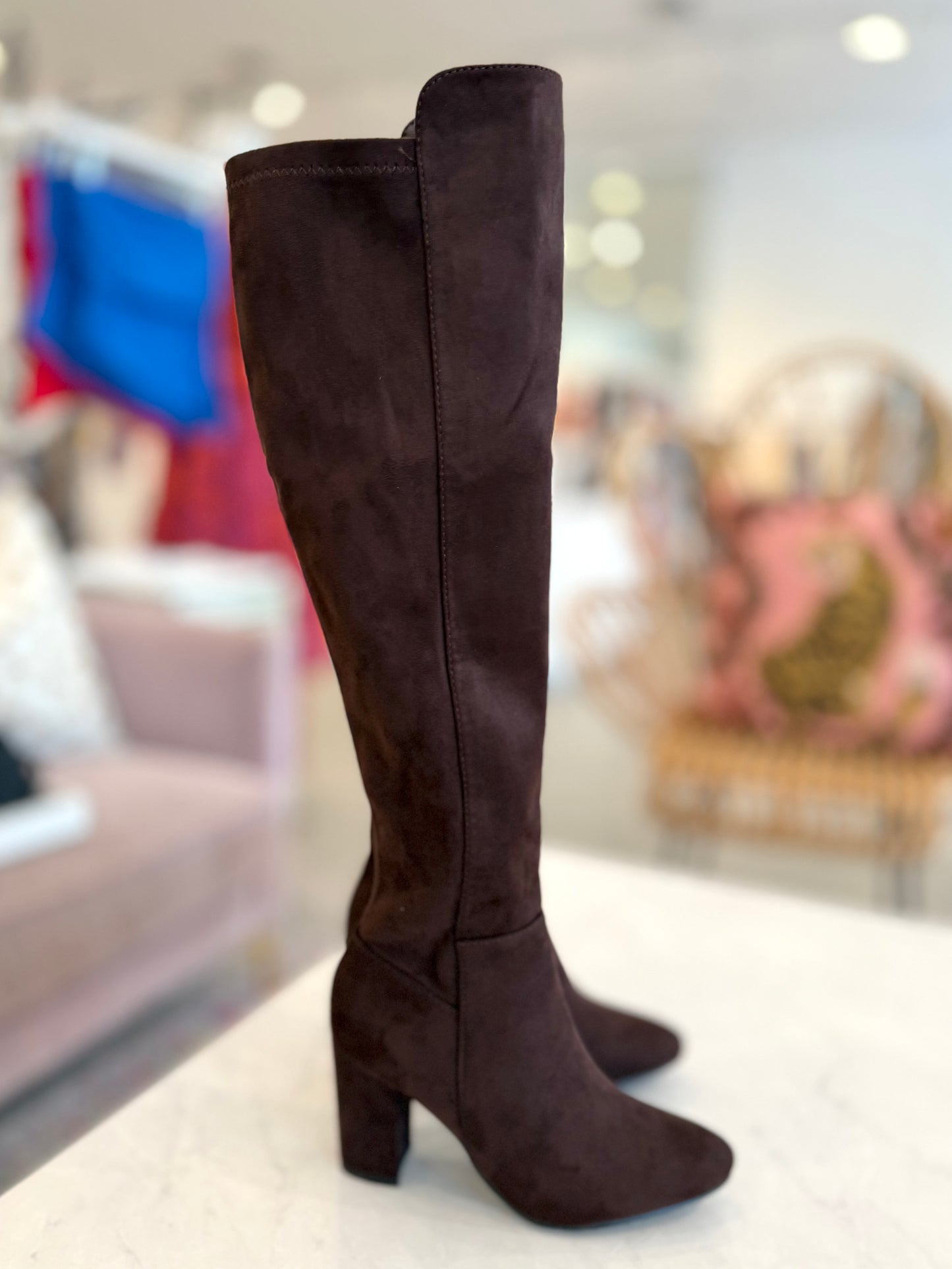 Kyla Knee High Suede Boot (3 colors)