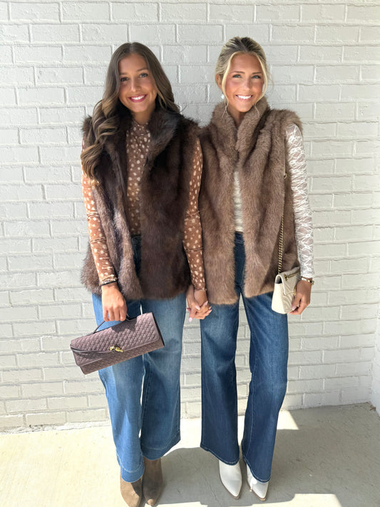 Casual Fur Vest (2 colors)