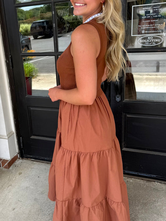 Mocha Latte Maxi Dress