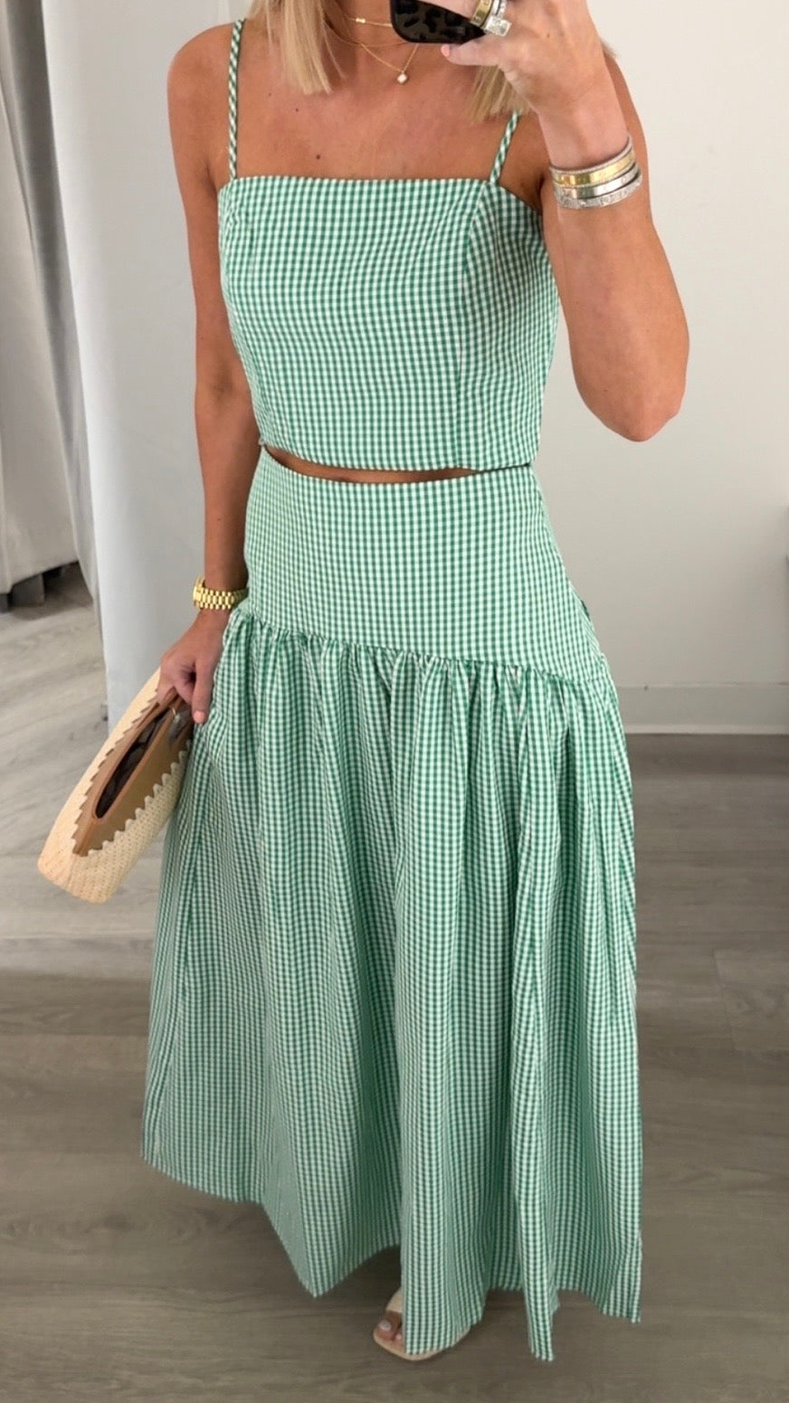 Gingham Top  (5 Colors)