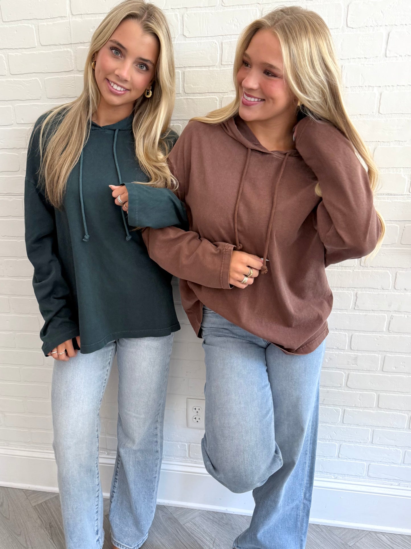 Hooded Drawstring Sweater (4 colors)
