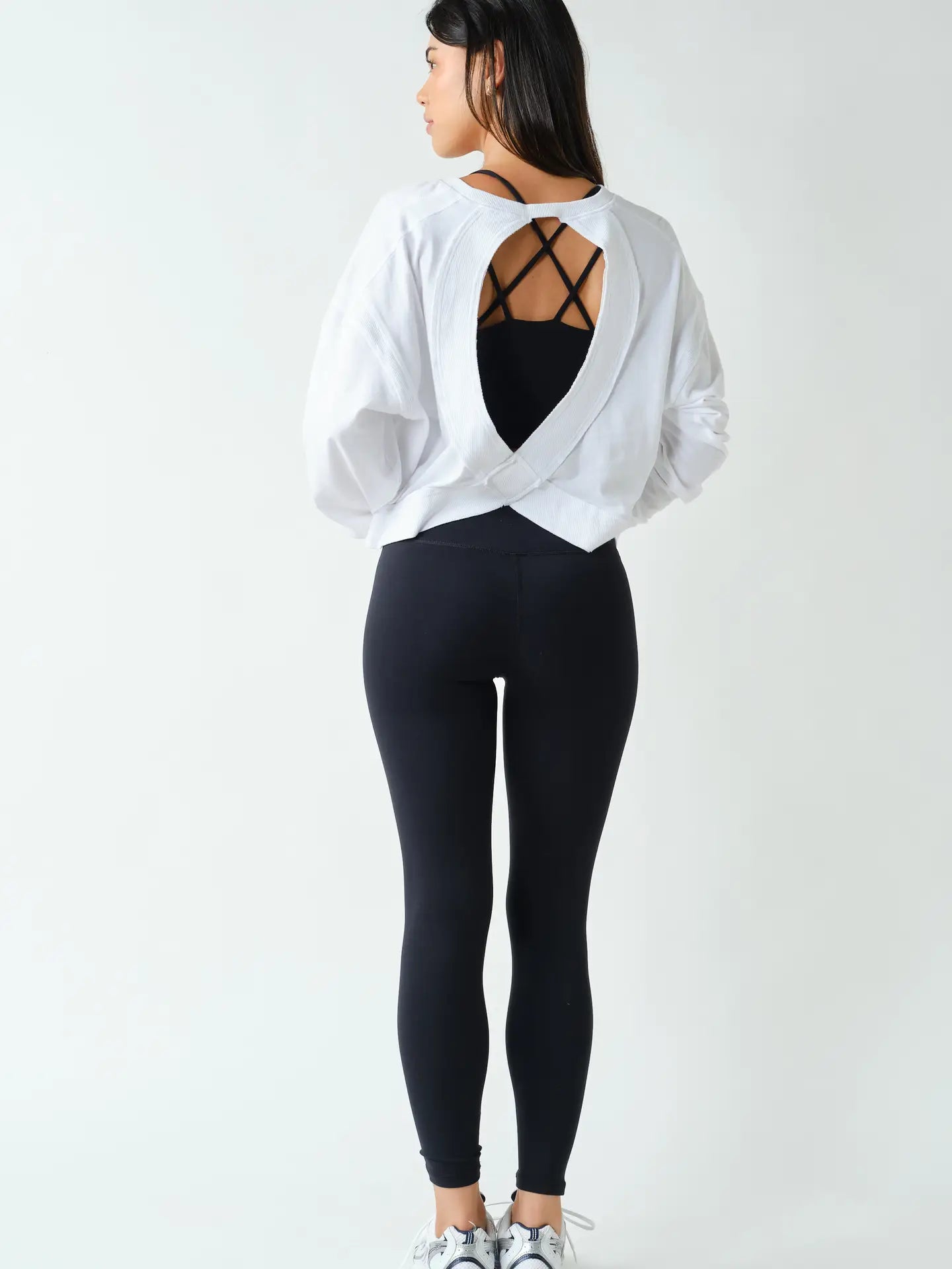 Cresent Open Back L/S Tee (2 colors)