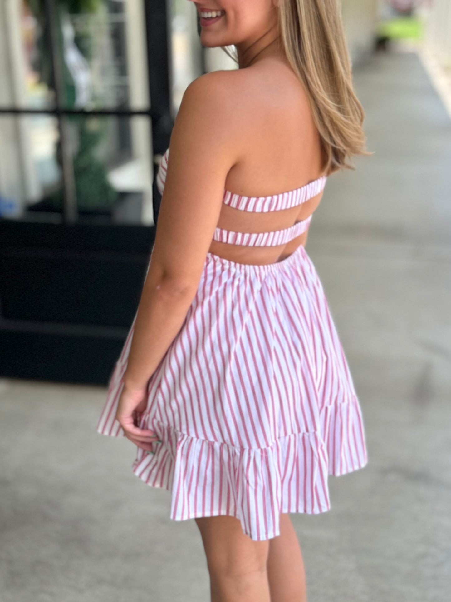 Twist Red Stripe Mini