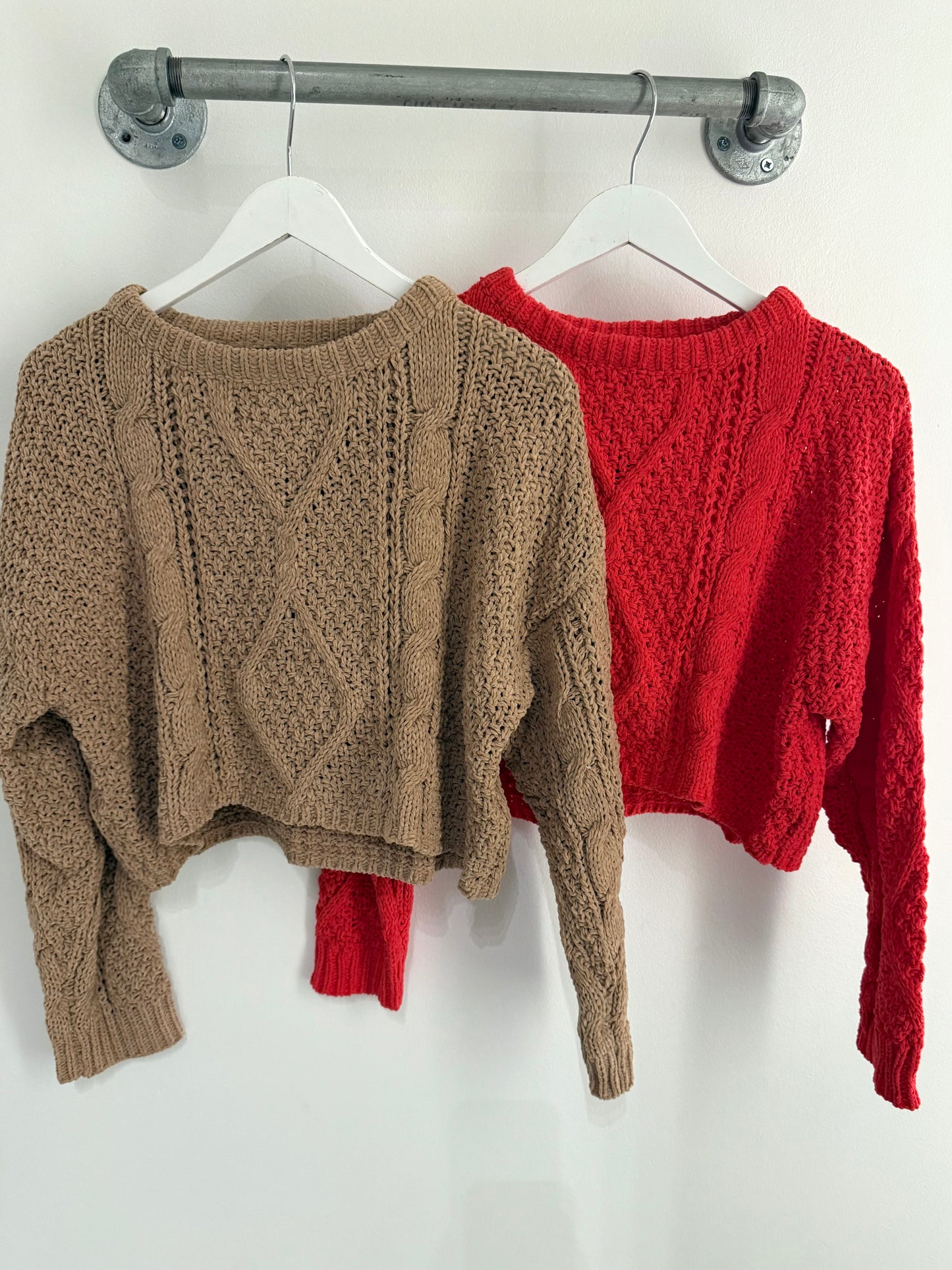 Cable Knit Pullover Sweater (4 colors)