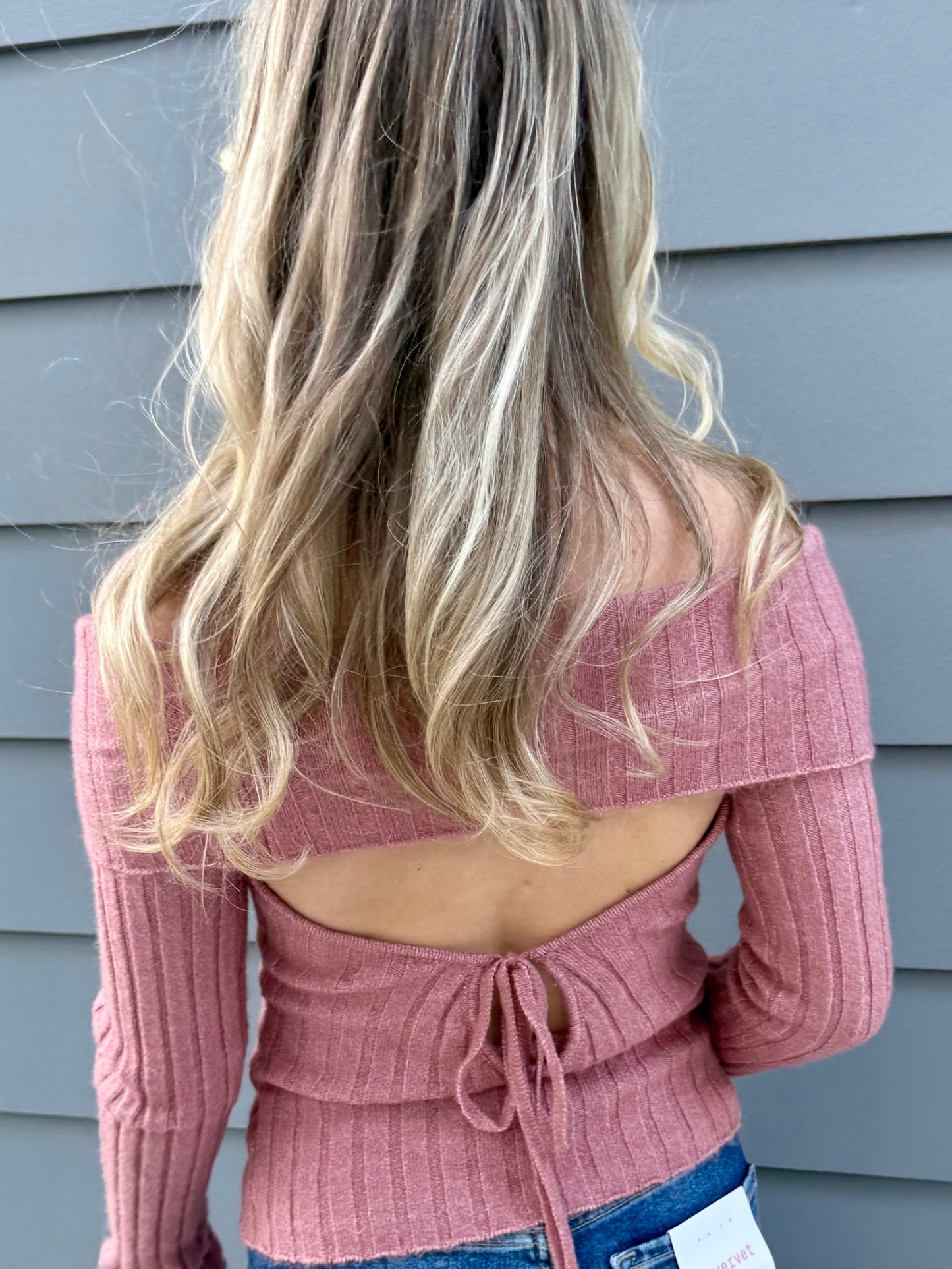 Dusty Rose O/S Sweater