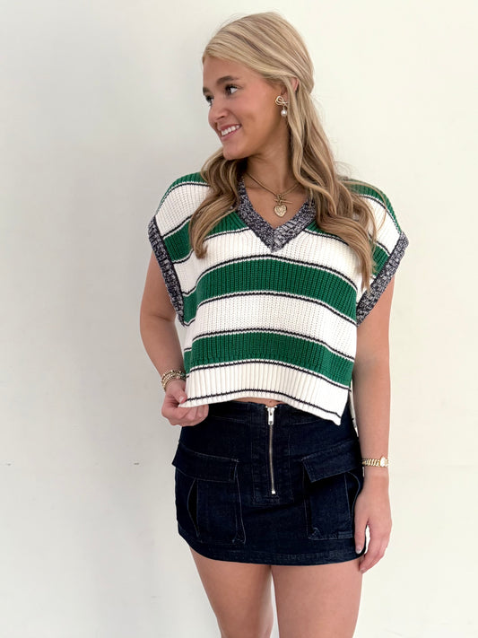 Sailor Stripe Border Sweater