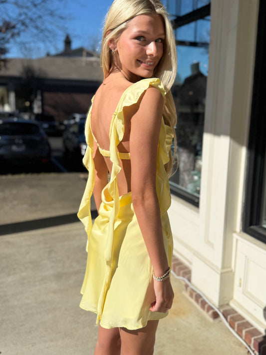 Isadora Yellow Ribbon Mini