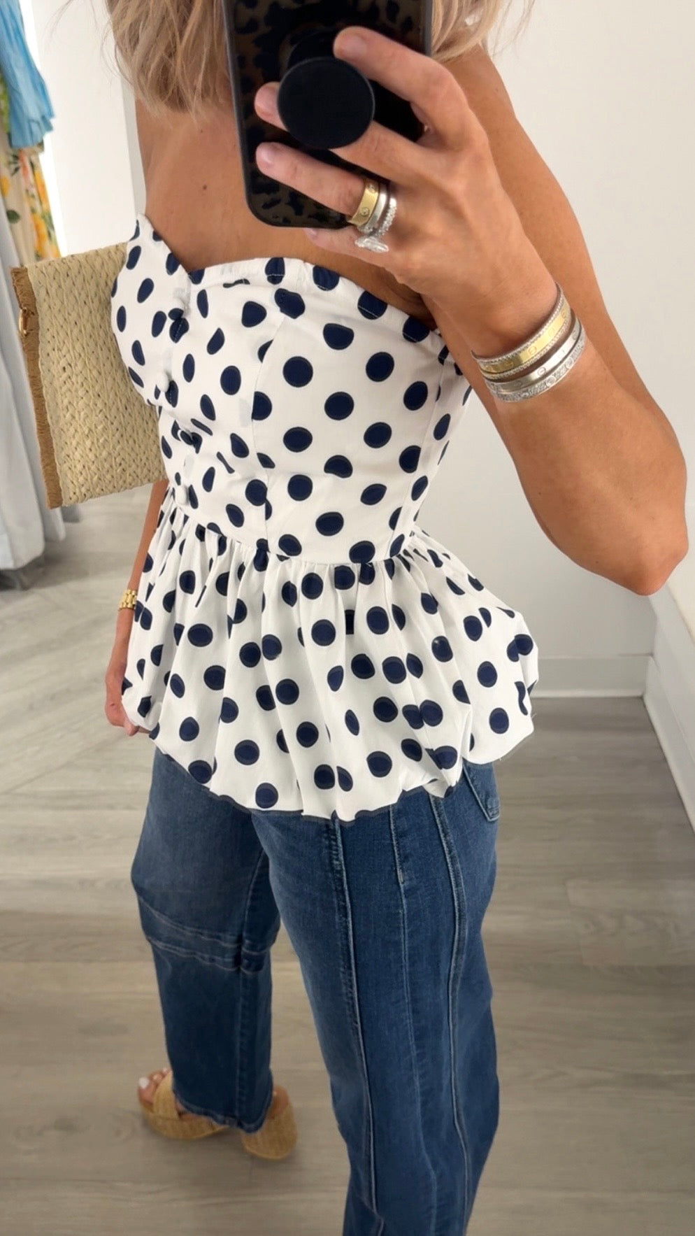 PolkaDot Bubble Top
