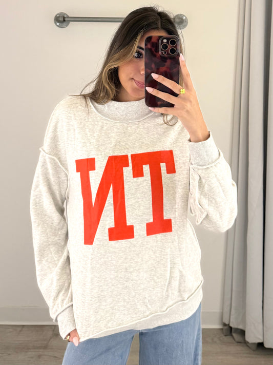 TN Reversible Mockneck Sweatshirt
